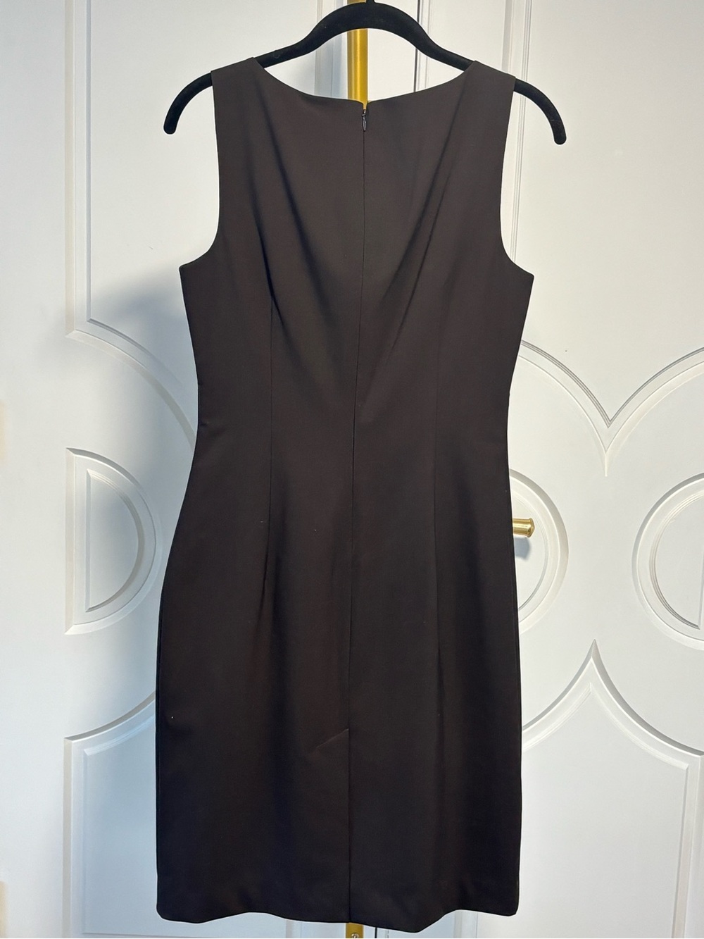 Theory Betty New Tailor 2 Sheath Dress Mink Brown Size 6 NWT Career Cocktail